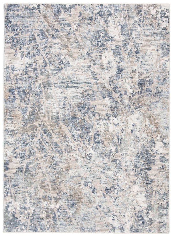 Safavieh Moon Traditional Style Runner Rug - Elegant Grey-blue Design With Durable Comfort For Any Space Grey ,Blue Polyester Mnd624g-5