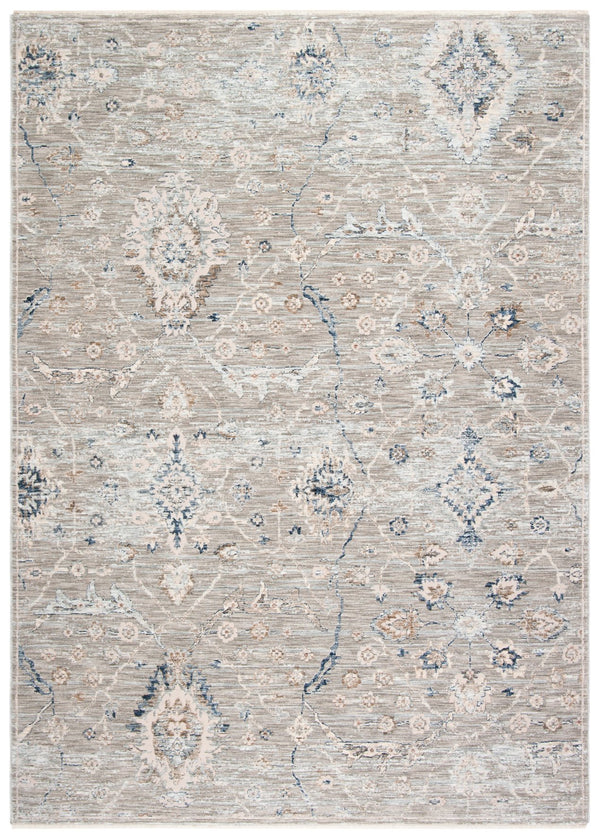 Safavieh Moon Area Rug - Elegant Grey And Ivory Design, Traditional Style, Soft, Durable, Oeko-tex Certified Grey ,Ivory Polyester Mnd644f-5