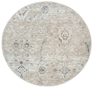 Safavieh Moon Area Rug - Elegant Grey And Ivory Design, Traditional Style, Soft, Durable, Oeko-tex Certified Grey ,Ivory Polyester Mnd644f-5