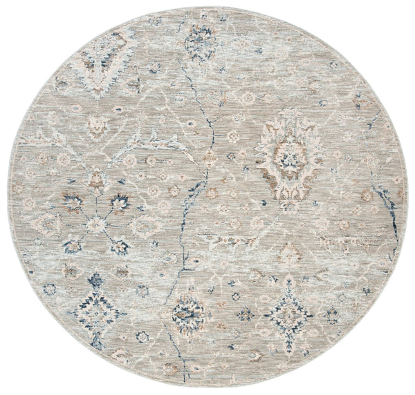 Safavieh Moon Area Rug - Elegant Grey And Ivory Design, Traditional Style, Soft, Durable, Oeko-tex Certified Grey ,Ivory Polyester Mnd644f-5