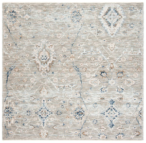 Safavieh Moon Area Rug - Elegant Grey And Ivory Design, Traditional Style, Soft, Durable, Oeko-tex Certified Grey ,Ivory Polyester Mnd644f-5
