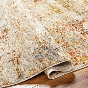 Mona Lisa MNI-2300 9' x 12'2" Machine Woven Rug MNI2300-9122  Tan, Light Sage, Mustard, Olive, Sage, Rust Surya