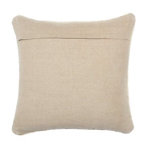 Jaipur Living Jaipur Living Hand Knotted Wool Euro Pillow Cover Moroccan Cream Tan Texture PLC102613