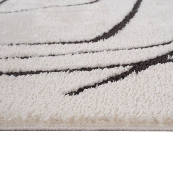 Amer Rugs Monotone Vintage Moroccan Power-loom Area Rug – Timeless Design For Any Room In Your Home Ivory Polypropylene Mnt100203
