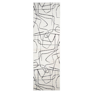 Amer Rugs Monotone Vintage Moroccan Power-loom Area Rug – Timeless Design For Any Room In Your Home Ivory Polypropylene Mnt102610