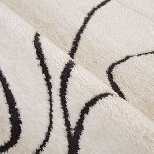 Amer Rugs Monotone Vintage Moroccan Power-loom Area Rug – Timeless Design For Any Room In Your Home Ivory Polypropylene Mnt100203
