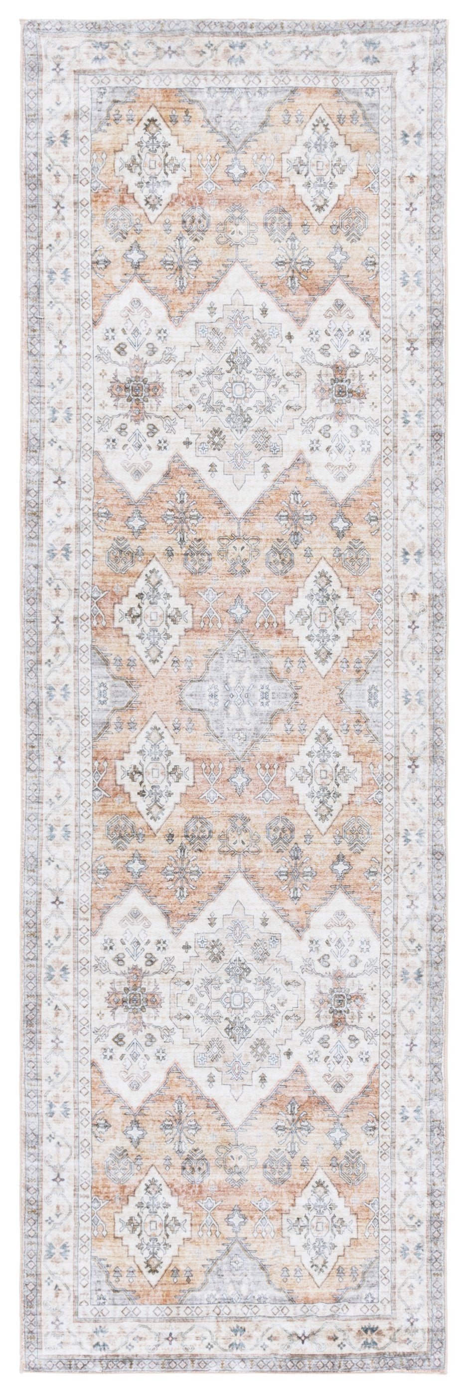 Safavieh Montana Elegant Floral Motif Rug - Durable Power Loomed Design For Timeless Home Decor Charm Beige ,Light Brown Polyester Mnt122b-6r