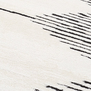 Amer Rugs Monotone Vintage Moroccan Power-loom Area Rug – Timeless Design For Any Room In Your Home White Polypropylene Mnt20203