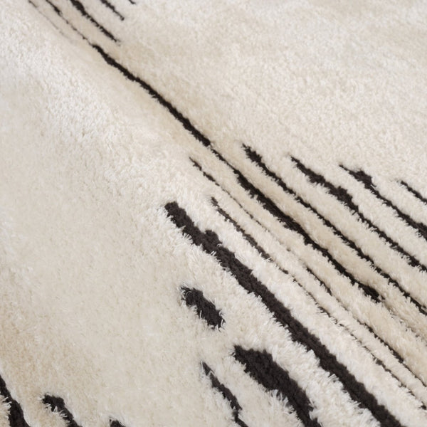 Amer Rugs Monotone Vintage Moroccan Power-loom Area Rug – Timeless Design For Any Room In Your Home White Polypropylene Mnt20203