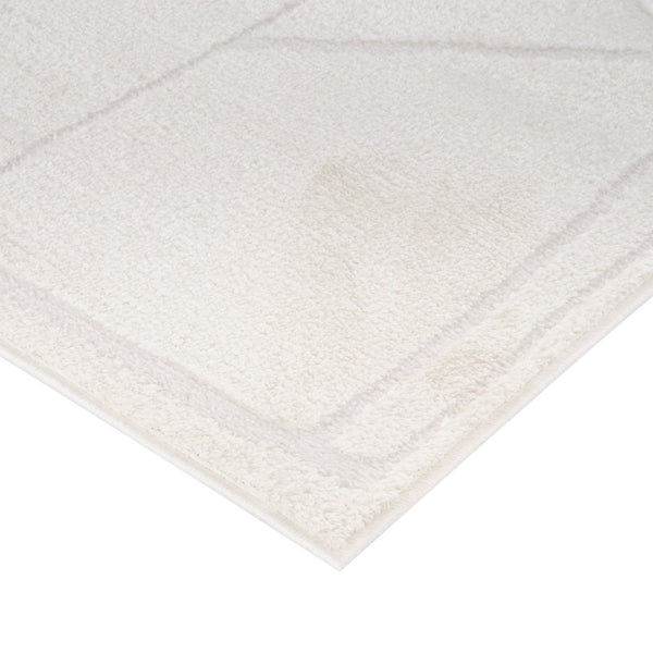 Amer Rugs Monotone Vintage Moroccan Power-loom Area Rug – Timeless Design For Any Room In Your Home Ivory Polypropylene Mnt8203