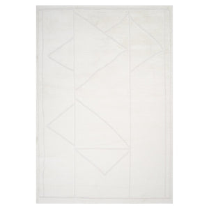 Amer Rugs Monotone Vintage Moroccan Power-loom Area Rug – Timeless Design For Any Room In Your Home Ivory Polypropylene Mnt8203