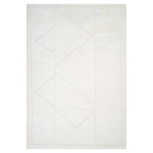 Amer Rugs Monotone Vintage Moroccan Power-loom Area Rug – Timeless Design For Any Room In Your Home Ivory Polypropylene Mnt8203