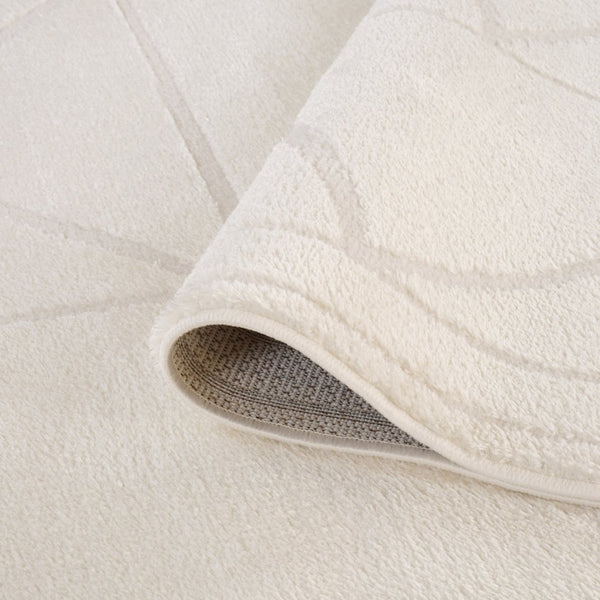 Amer Rugs Monotone Vintage Moroccan Power-loom Area Rug – Timeless Design For Any Room In Your Home Ivory Polypropylene Mnt8203
