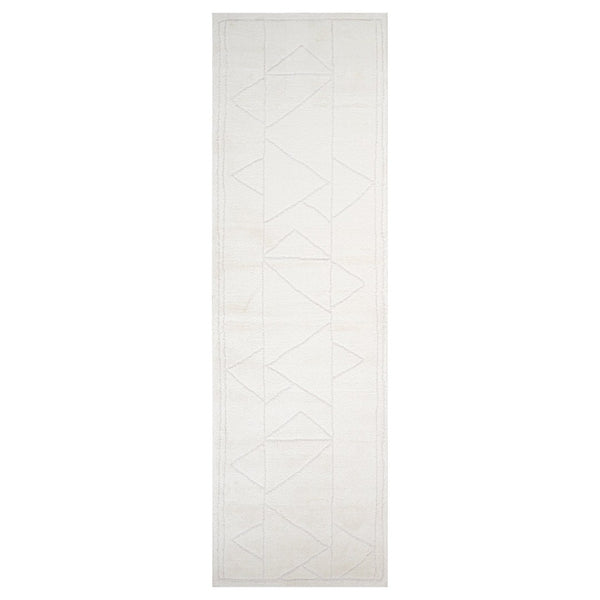 Amer Rugs Monotone Vintage Moroccan Power-loom Area Rug – Timeless Design For Any Room In Your Home Ivory Polypropylene Mnt82610