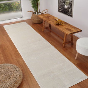 Amer Rugs Monotone Vintage Moroccan Power-loom Area Rug – Timeless Design For Any Room In Your Home Ivory Polypropylene Mnt82610