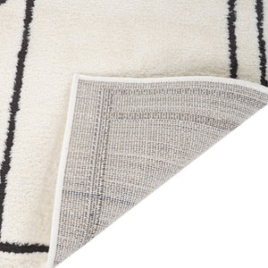 Amer Rugs Monotone Vintage Moroccan Power-loom Area Rug – Timeless Design For Any Room In Your Home Ivory Polypropylene Mnt97999