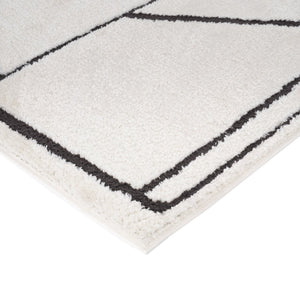 Amer Rugs Monotone Vintage Moroccan Power-loom Area Rug – Timeless Design For Any Room In Your Home Ivory Polypropylene Mnt97999