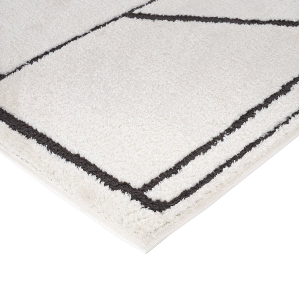 Amer Rugs Monotone Vintage Moroccan Power-loom Area Rug – Timeless Design For Any Room In Your Home Ivory Polypropylene Mnt97999