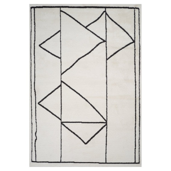 Amer Rugs Monotone Vintage Moroccan Power-loom Area Rug – Timeless Design For Any Room In Your Home Ivory Polypropylene Mnt97999