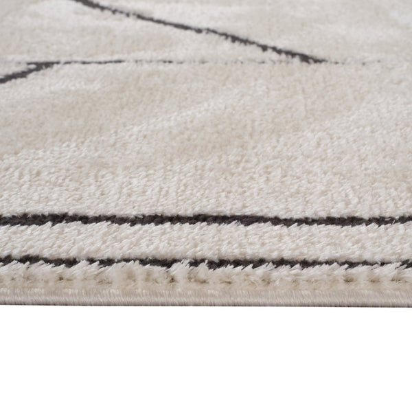 Amer Rugs Monotone Vintage Moroccan Power-loom Area Rug – Timeless Design For Any Room In Your Home Ivory Polypropylene Mnt97999