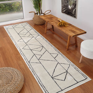 Amer Rugs Monotone Vintage Moroccan Power-loom Area Rug – Timeless Design For Any Room In Your Home Ivory Polypropylene Mnt92610