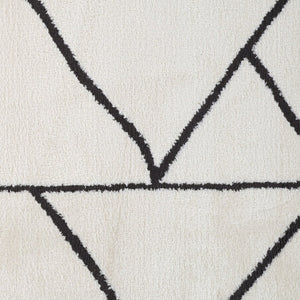 Amer Rugs Monotone Vintage Moroccan Power-loom Area Rug – Timeless Design For Any Room In Your Home Ivory Polypropylene Mnt97999