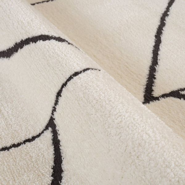 Amer Rugs Monotone Vintage Moroccan Power-loom Area Rug – Timeless Design For Any Room In Your Home Ivory Polypropylene Mnt97999
