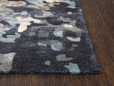 Rizzy Mod MO004B Hand Tufted Contemporary Wool / Viscose Rug Gray/Beige 9' x 12'