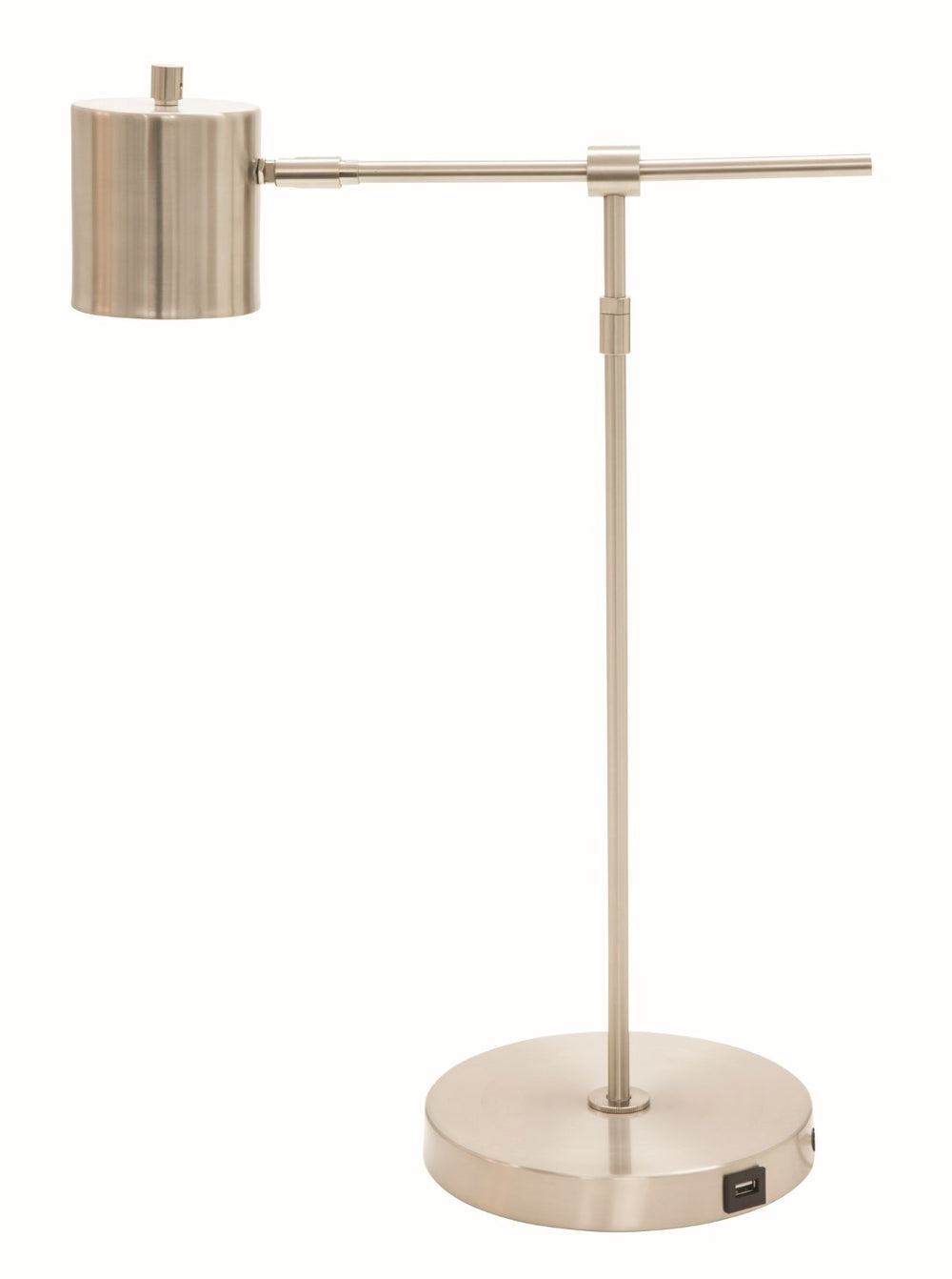House Of Troy Morris Adjustable Led Table Lamps With Usb Port - Stylish Illumination For Modern Workspaces Antique Brass Metal Mo250-ab