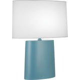 Matte Steel Blue Victor Table Lamp