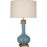 Matte Steel Blue Athena Table Lamp