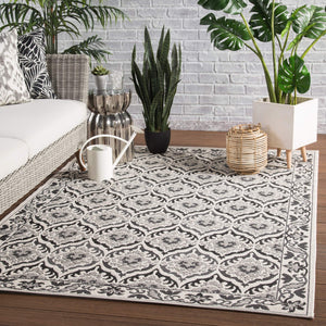 Jaipur Living Jaipur Living Laurel Polypropylene Damask Rug Arts Crafts Floral Indoor Outdoor 2' X 3'7" RUG143344