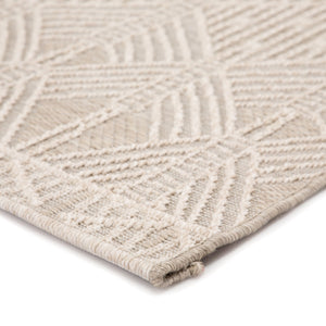 Jaipur Living Jaipur Living Belvidere Sisal Weave Art Deco Border Rug for Patio or Entryway Taupe 5'3"X7'6" RUG143351