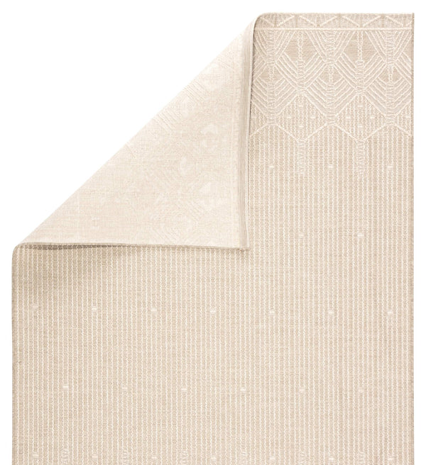 Jaipur Living Jaipur Living Belvidere Sisal Weave Art Deco Border Rug for Patio or Entryway Taupe 5'3"X7'6" RUG143351