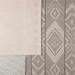 Jaipur Living Jaipur Living Belvidere Sisal Weave Art Deco Border Rug for Patio or Entryway Taupe 5'3"X7'6" RUG143351