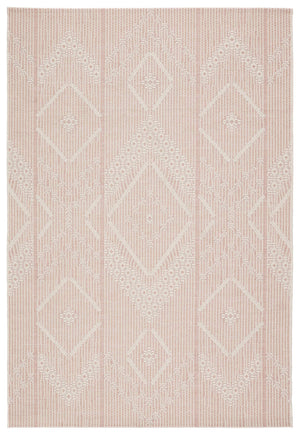 Jaipur Living Jaipur Living Shiloh Tribal Diamond Flatweave Polypropylene Rug for Patio Entryway Light Pink 2'X3'7" RUG145543