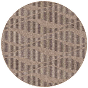 Trans Ocean Liora Manne Monaco Wave Indoor/Outdoor Area Rug - Stylish Transitional Design For Any Space Natural Polypropylene Mocd8627612