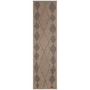 Trans Ocean Liora Manne Monaco Diamonds Area Rug - Stylish Indoor/Outdoor Design With Rustic Tribal Pattern Natural Polypropylene Mocr8627512