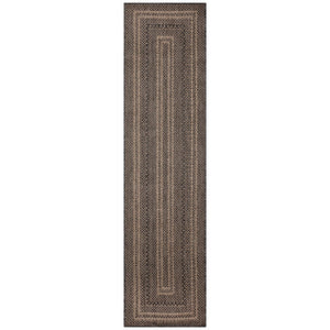 Trans Ocean Liora Manne Monaco Multi Border Area Rug - Stylish Indoor/Outdoor Design For Elegant Spaces Black Polypropylene Mocr8628048