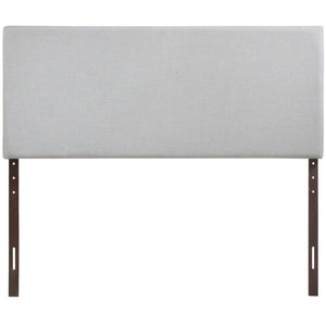 Modway Furniture Region Upholstered Queen Headboard by Modway - Modern Elegance with Soft Linen Fabric Design Sky Gray MOD-5211-GRY
