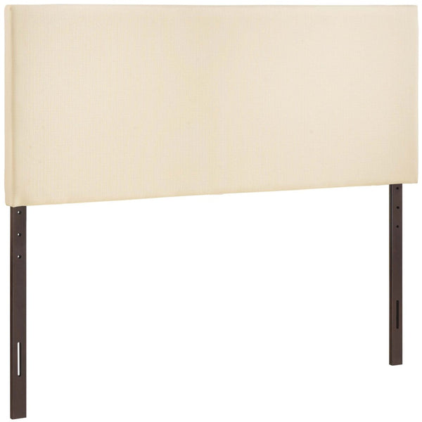 Modway Furniture Region Upholstered Queen Headboard by Modway - Modern Elegance with Soft Linen Fabric Design Ivory MOD-5211-IVO