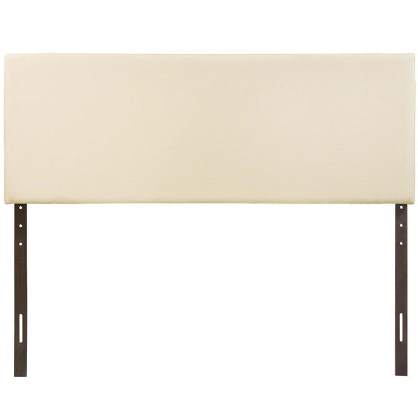 Modway Furniture Region Upholstered Queen Headboard by Modway - Modern Elegance with Soft Linen Fabric Design Ivory MOD-5211-IVO