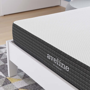 Modway Furniture Aveline 8" Full Mattress by Modway - Gel-Infused Memory Foam for Cool, Restorative Sleep & Comfort MOD-5342-WHI