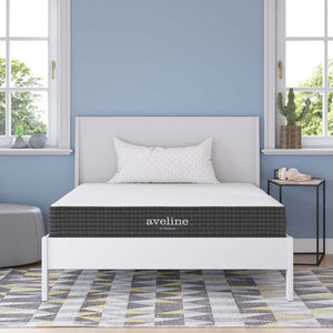 Modway Furniture Aveline 8" Full Mattress by Modway - Gel-Infused Memory Foam for Cool, Restorative Sleep & Comfort MOD-5342-WHI