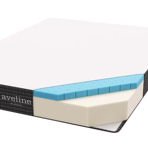 Modway Furniture Aveline 8" Full Mattress by Modway - Gel-Infused Memory Foam for Cool, Restorative Sleep & Comfort MOD-5342-WHI