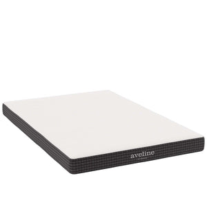 Modway Furniture Aveline 6" Full Memory Foam Mattress - Gel-Infused, Breathable Cover, CertiPUR-US® Certified Comfort MOD-5345-WHI