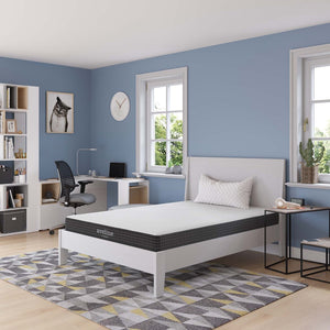 Modway Furniture Aveline 6" Full Memory Foam Mattress - Gel-Infused, Breathable Cover, CertiPUR-US® Certified Comfort MOD-5345-WHI