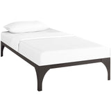 Modway Furniture Ollie Twin Bed Frame Brown 75 x 39 x 11