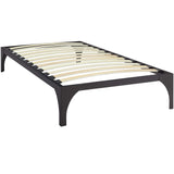 Modway Furniture Ollie Twin Bed Frame Brown 75 x 39 x 11