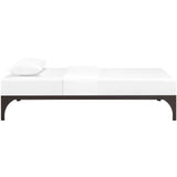 Modway Furniture Ollie Twin Bed Frame Brown 75 x 39 x 11